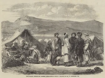 Campamento Bazar, Meerunzaie, Afganistán Occidental